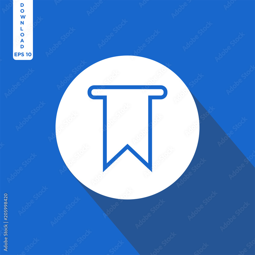 Bookmark vector icon Bookmark vector icon