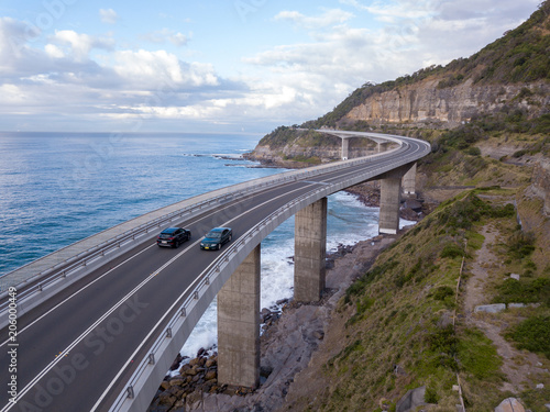 Canvas Print Sea Cliff Bridge