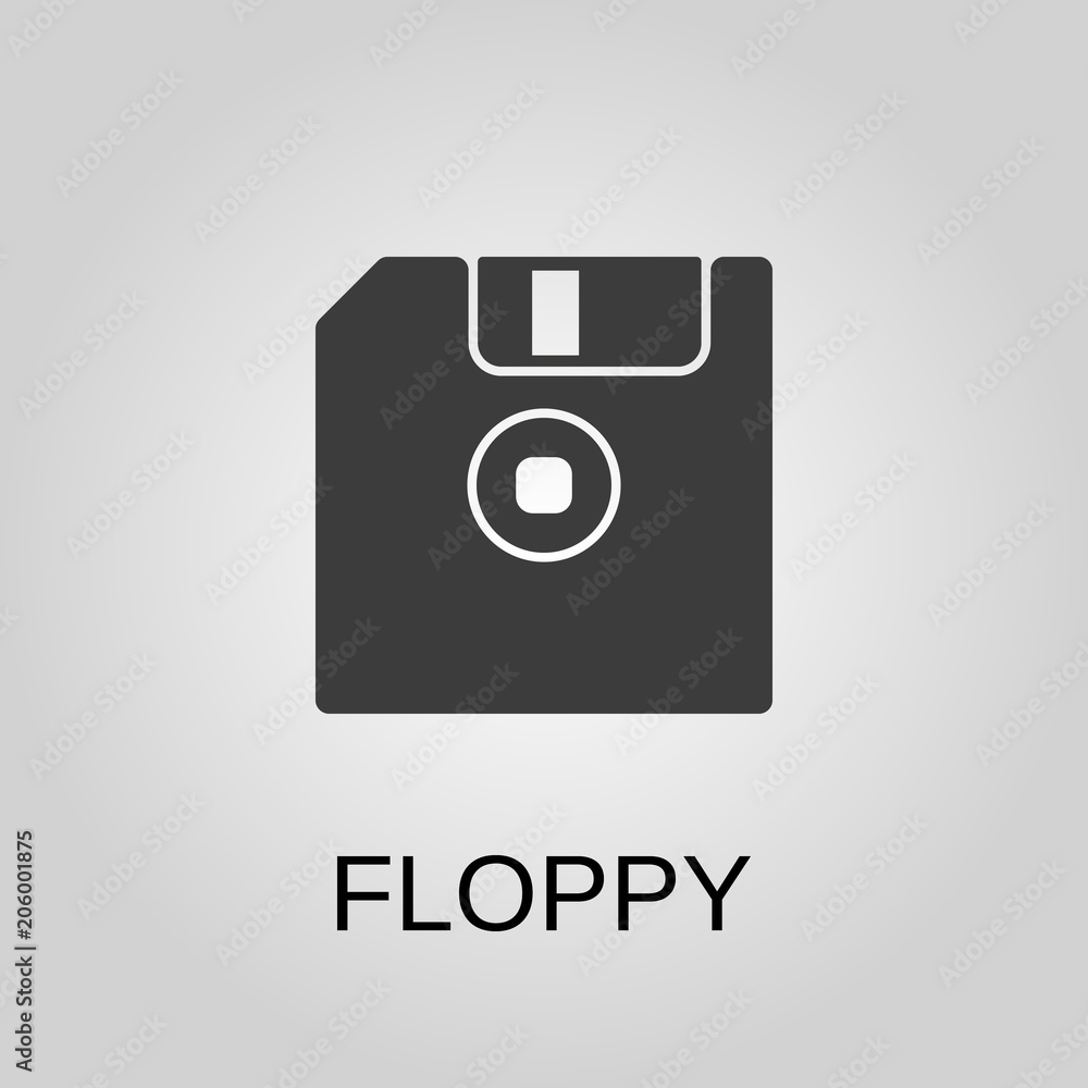 Floppy disk icon. Floppy disk symbol. Flat design. Stock - Vector illustration Floppy disk icon. Floppy disk symbol. Flat design. Stock - Vector illustration