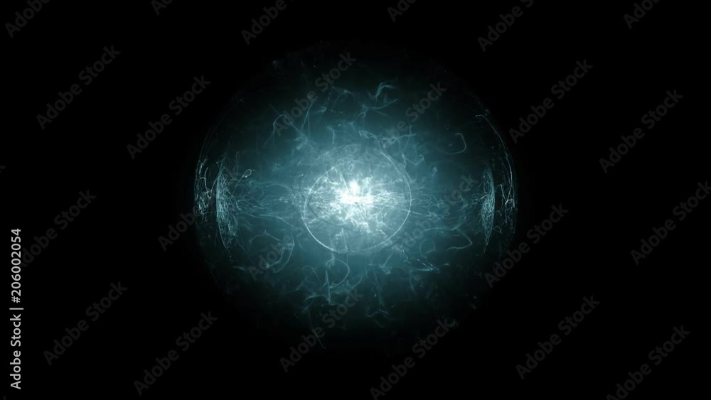 Blue source of energy in a dark background Blue source of energy in a dark background