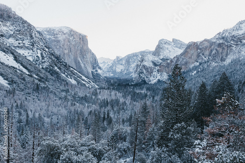 winter at Tunnel View