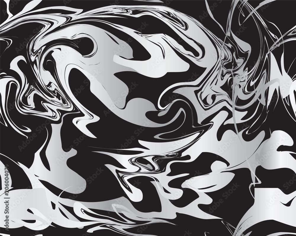 Obraz premium Marble silver texture seamless pattern