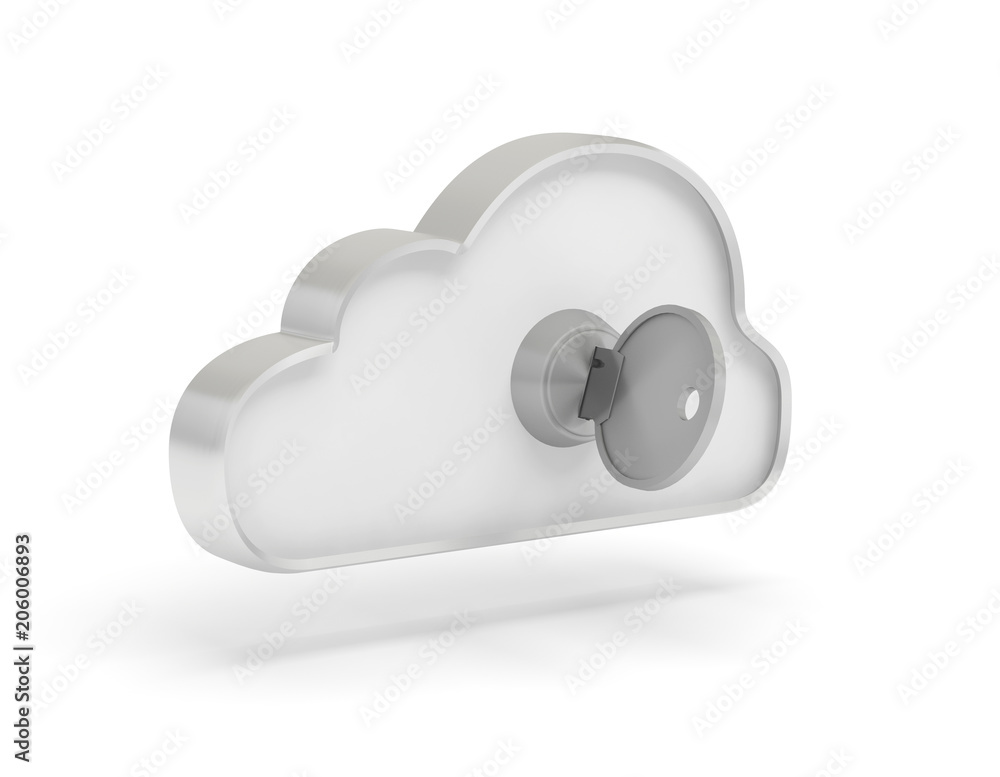 nuage cloud données clé serrure sécurité nuage cloud données clé serrure sécurité