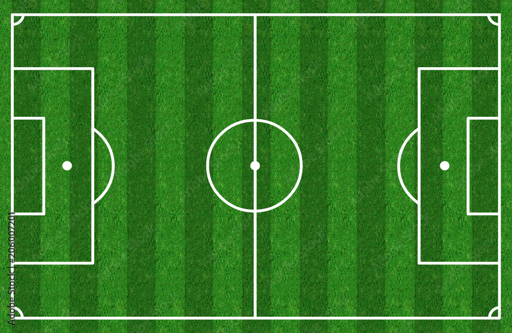 Obraz premium terrain de foot football européen
