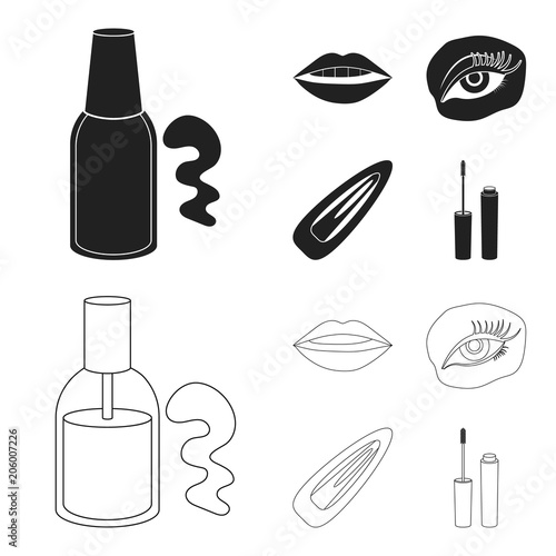 Climber on conquered top, coil of rope, knife, hammer.Mountaineering set collection icons in black,outline style vector symbol stock illustration web.