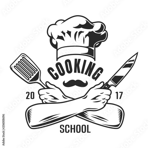 Vintage cooking logo