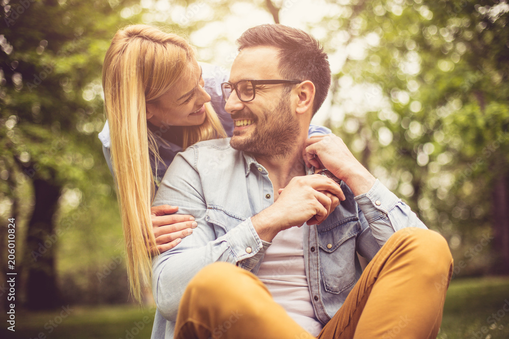 Fototapeta premium Couple in love.