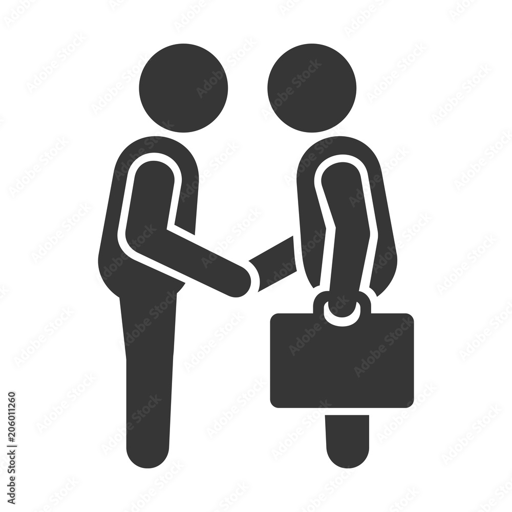 Handshake of Business Men. Vector. Handshake of Business Men. Vector.