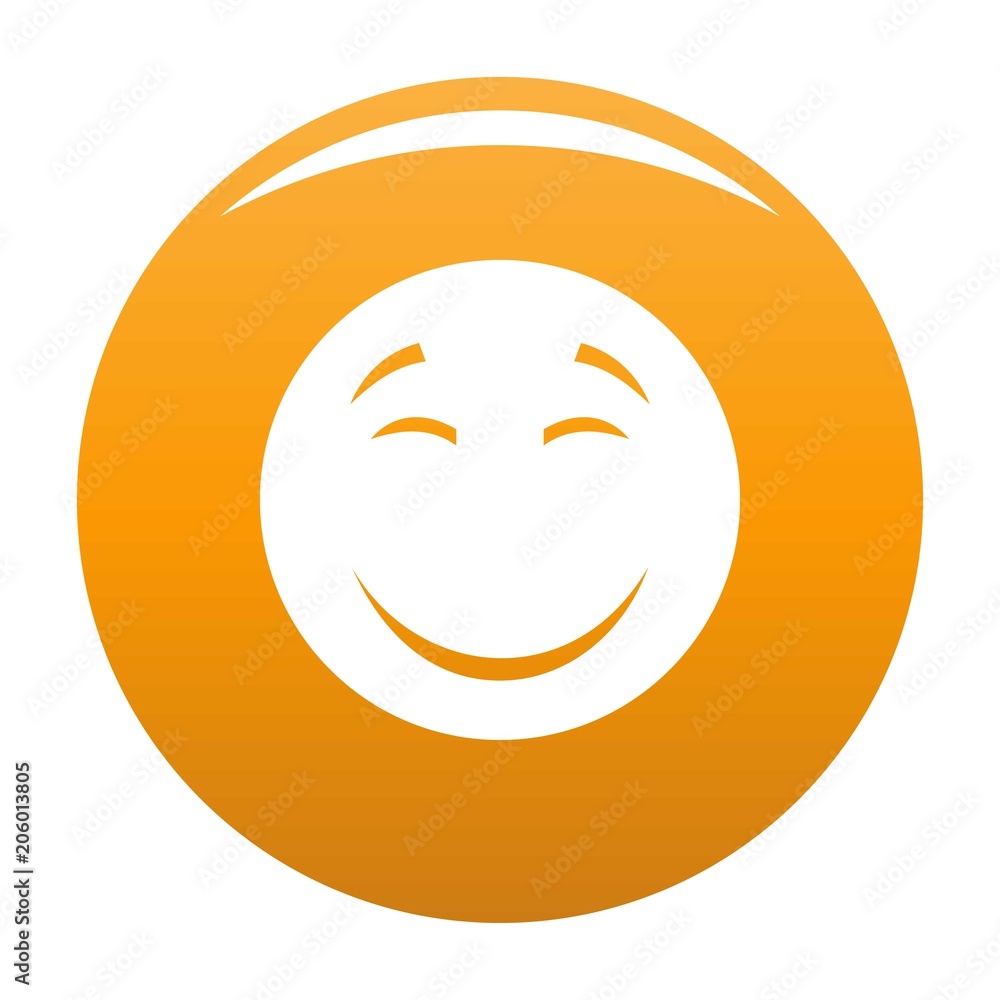 Fototapeta premium Smile icon. Vector simple illustration of smile icon isolated on white background