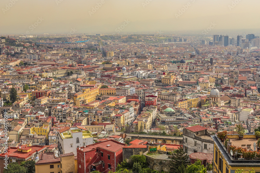 Panoramic view of Napoli