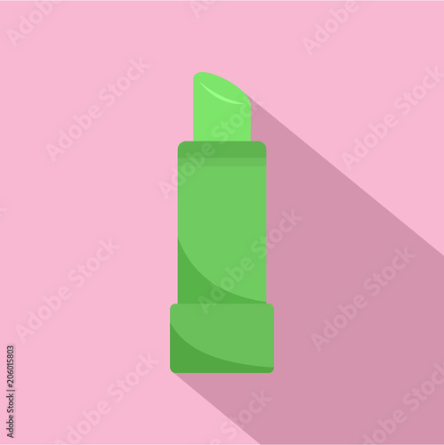 Aloe pomade icon. Flat illustration of aloe pomade vector icon for web design