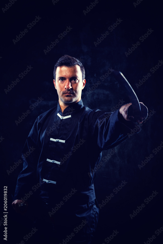 Man exercise Tai Chi Man exercise Tai Chi