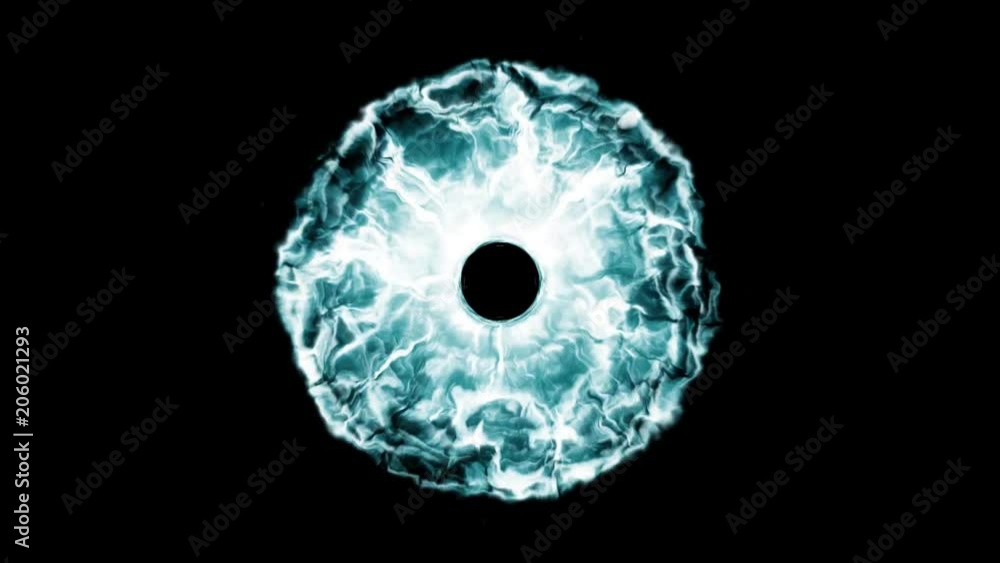 Fancy black hole in a dark background Fancy black hole in a dark background
