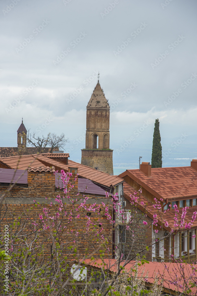 Obraz premium View of traditional old church in Sighnaghi, Georgia