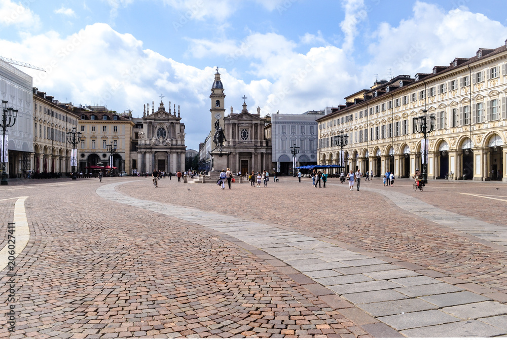 Obraz premium Piazza San Carlo