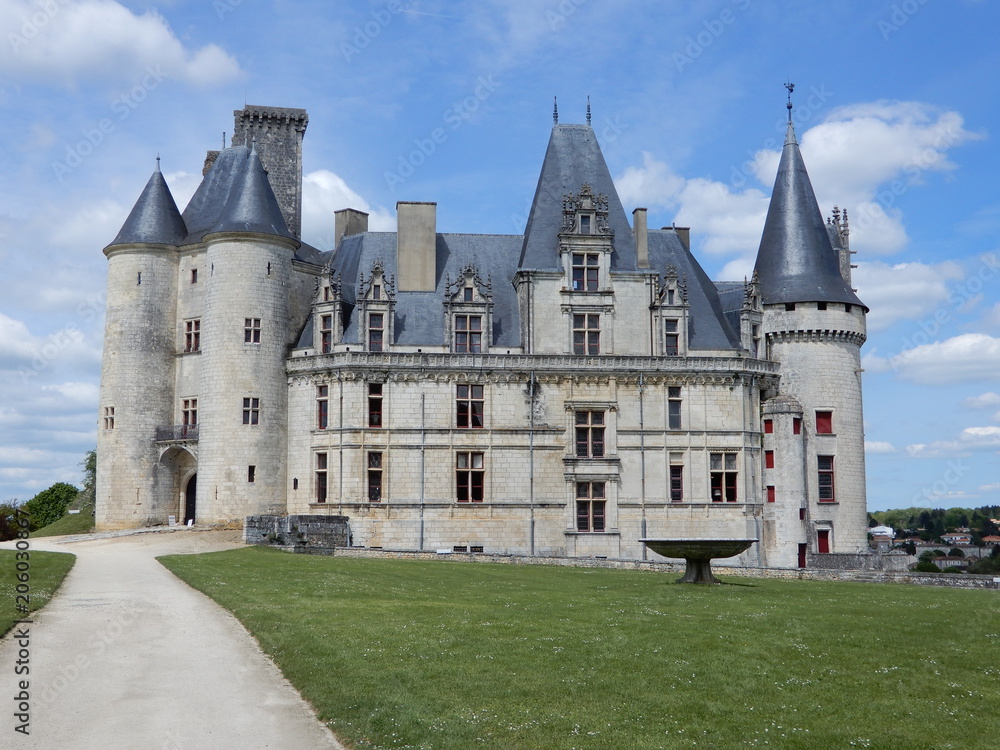 Château de La Rochefoucauld, Charentes, France Château de La Rochefoucauld, Charentes, France