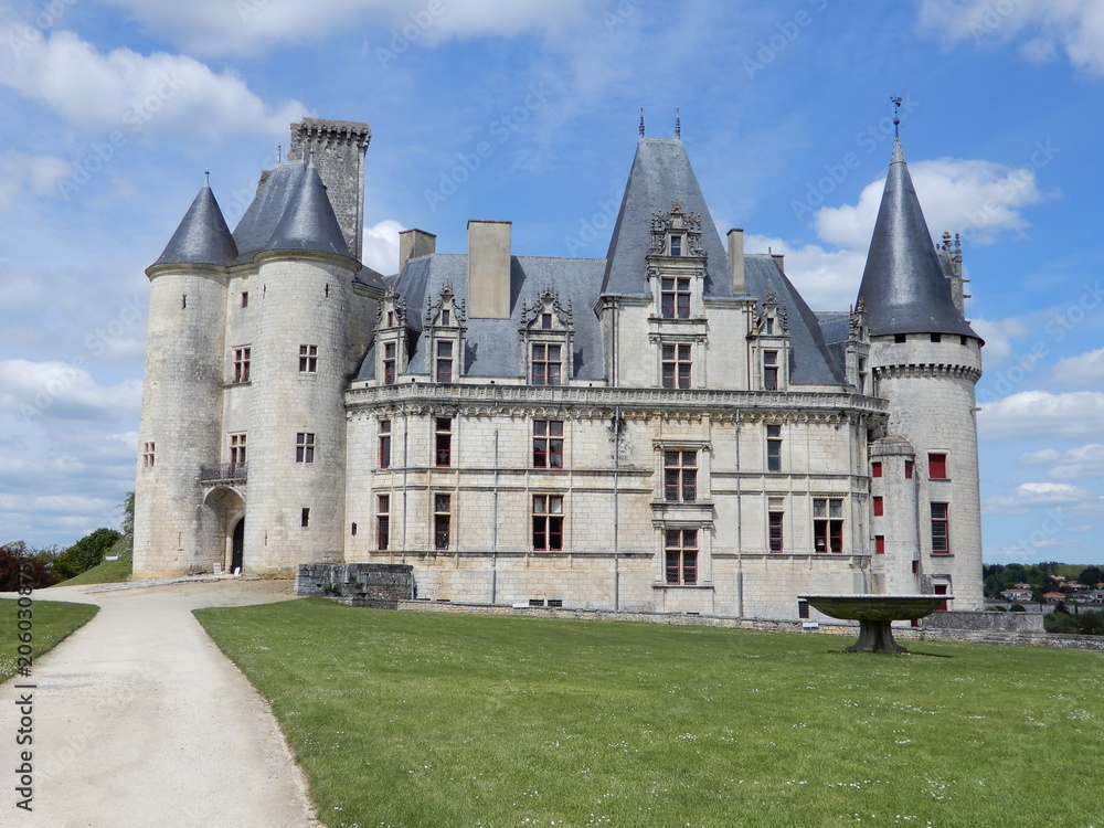 Château de La Rochefoucauld, Charentes, France Château de La Rochefoucauld, Charentes, France