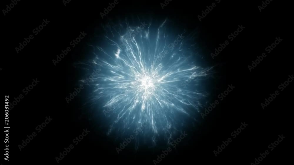 Blue and bright emissions in a dark background Blue and bright emissions in a dark background