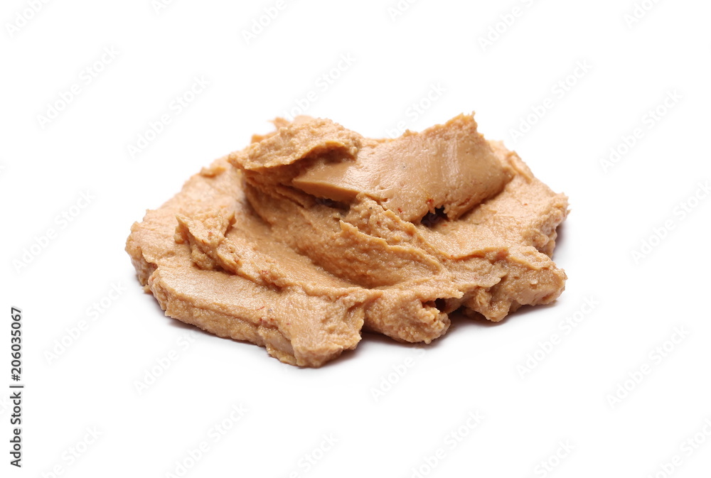 Pate, pasty spread isolated on white background Pate, pasty spread isolated on white background