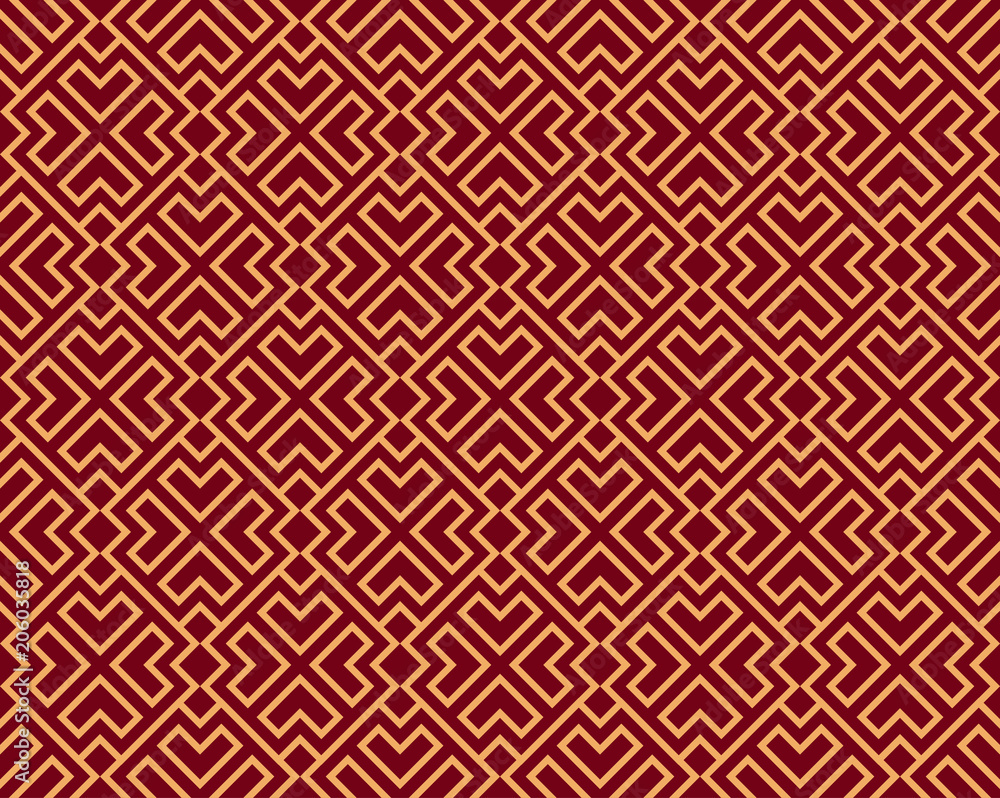 Vector seamless pattern. Modern stylish abstract texture. Repeating geometric tiles from striped elements Vector seamless pattern. Modern stylish abstract texture. Repeating geometric tiles from striped elements