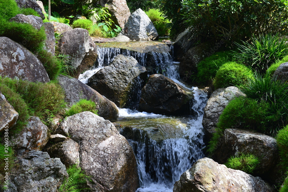 Pahang, Malaysia - 19 MAY 2018 :Japanese garden at Berjaya Hill Resort Pahang, Malaysia - 19 MAY 2018 :Japanese garden at Berjaya Hill Resort