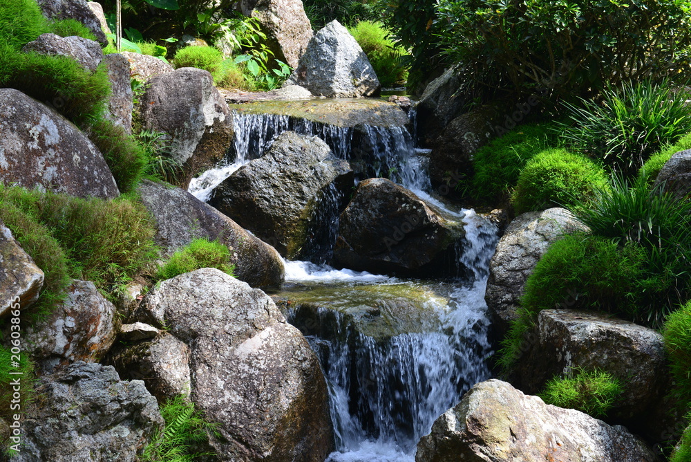 Pahang, Malaysia - 19 MAY 2018 :Japanese garden at Berjaya Hill Resort