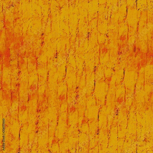 Yellow grunge background. Abstract seamless texture of the paint. Color surreal backdrop