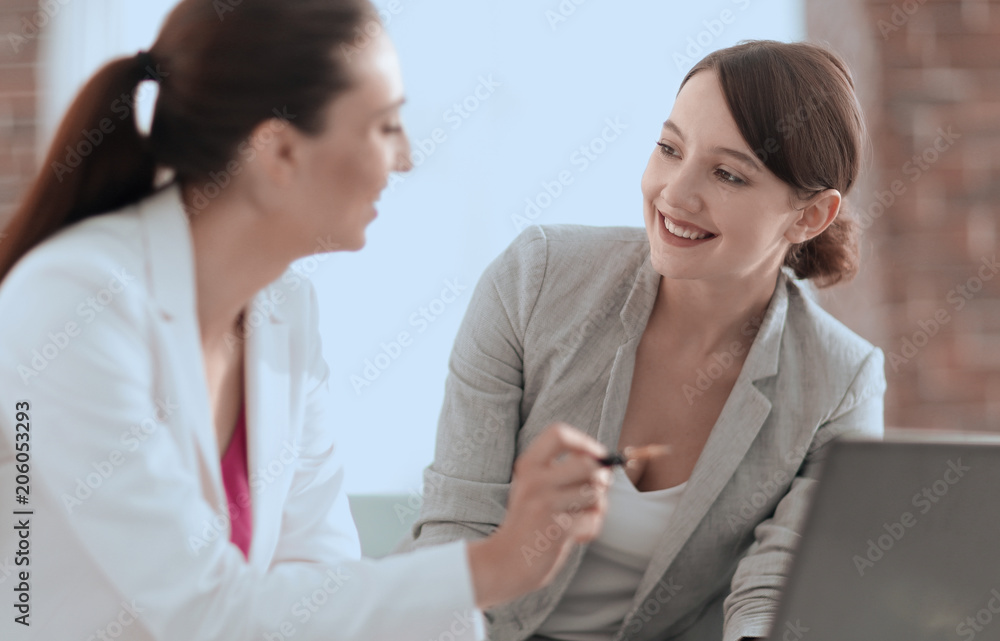 female business partners to discuss joint project female business partners to discuss joint project
