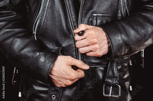 lock leather jackets