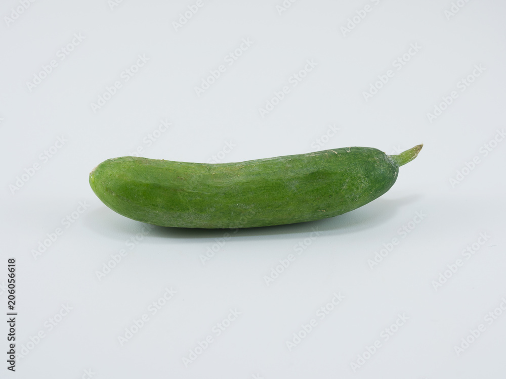 Fresh holland cucumber on white background. Fresh holland cucumber on white background.