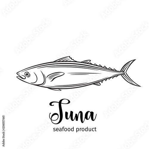 Vector tuna.