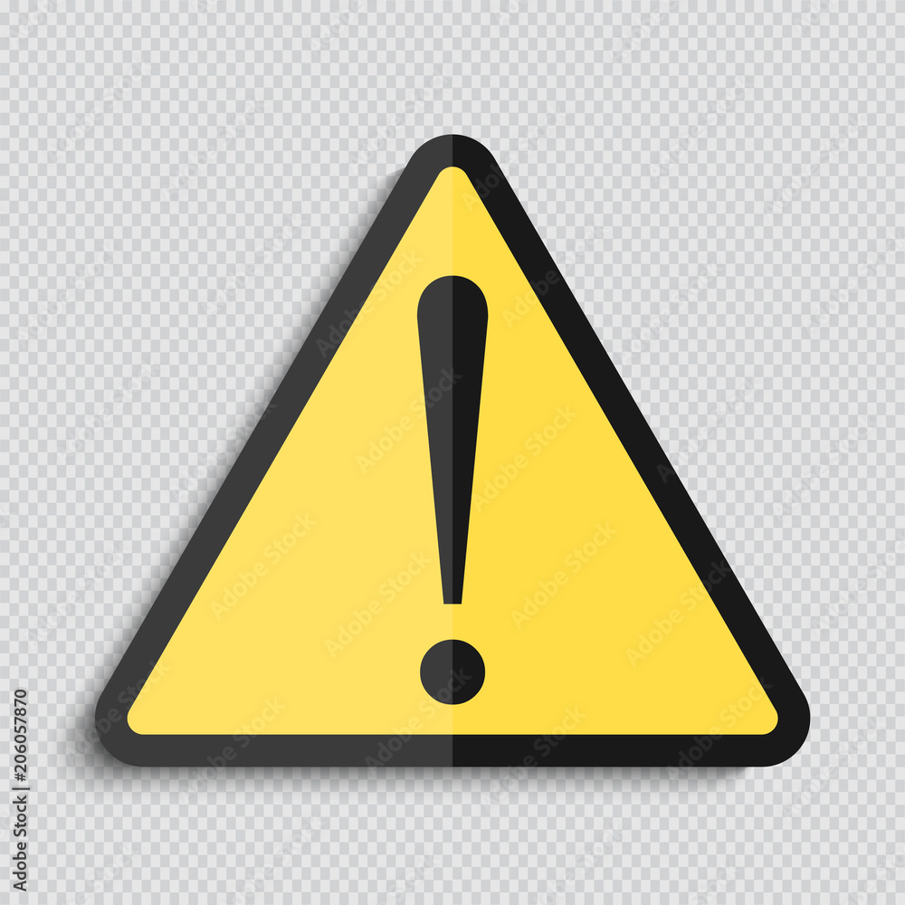 Danger warning attention hazard sign. Vector illustration. Danger warning attention hazard sign. Vector illustration.