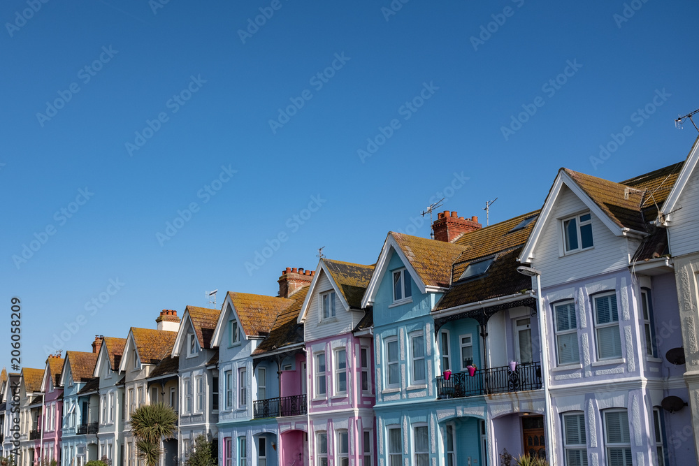 Fototapeta premium Seaside Multicoloured Houses