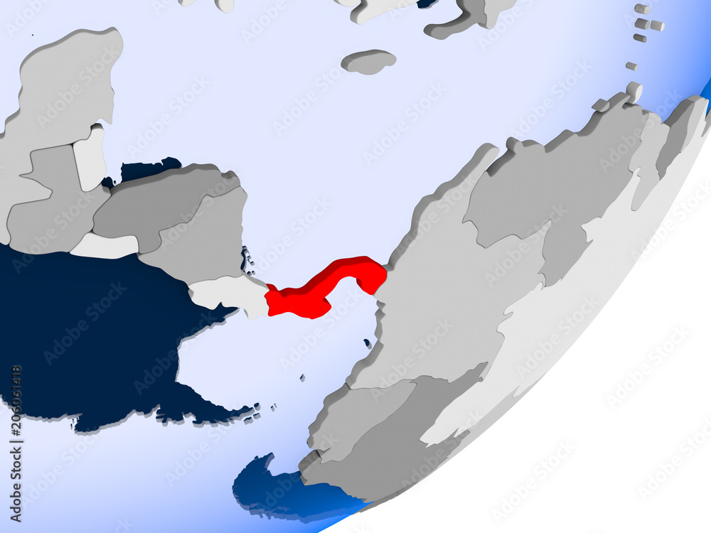 Fototapeta premium Map of Panama