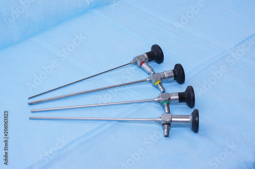 Endoscopic tube for arthroscopy, laryngoscopy, rhinoscopy.Diagnostic medical equipment
