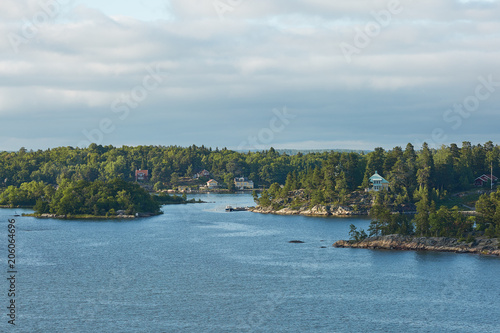 Slika na platnu Bright day in the Stockholm archipelago