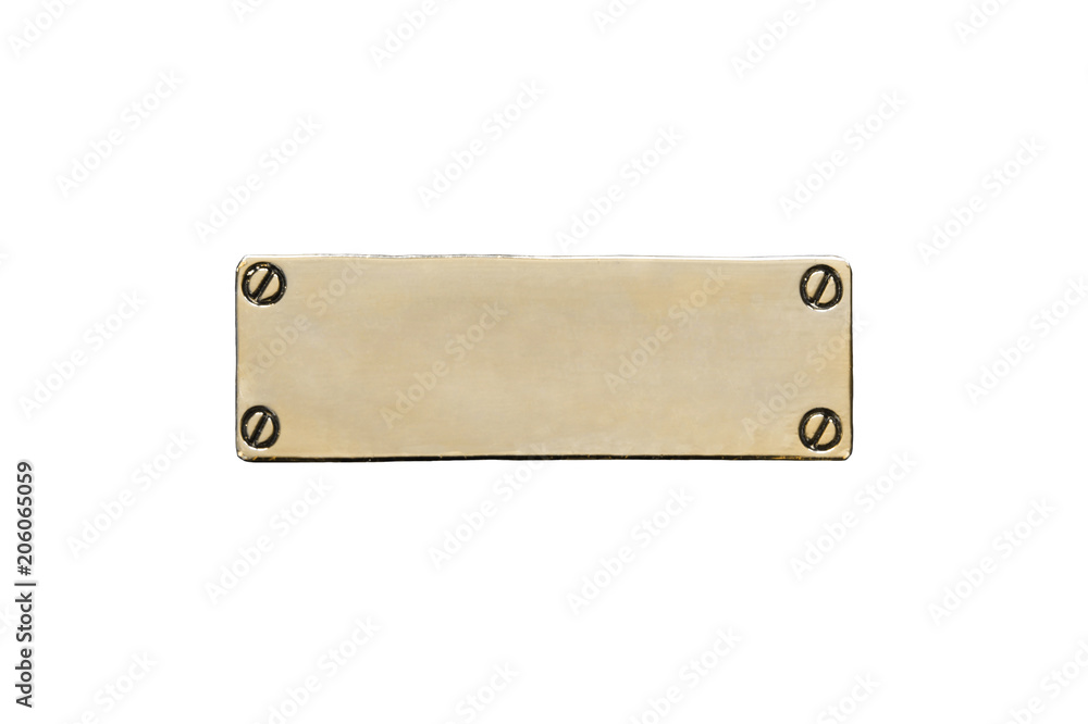 Metal plate isolated Metal plate isolated