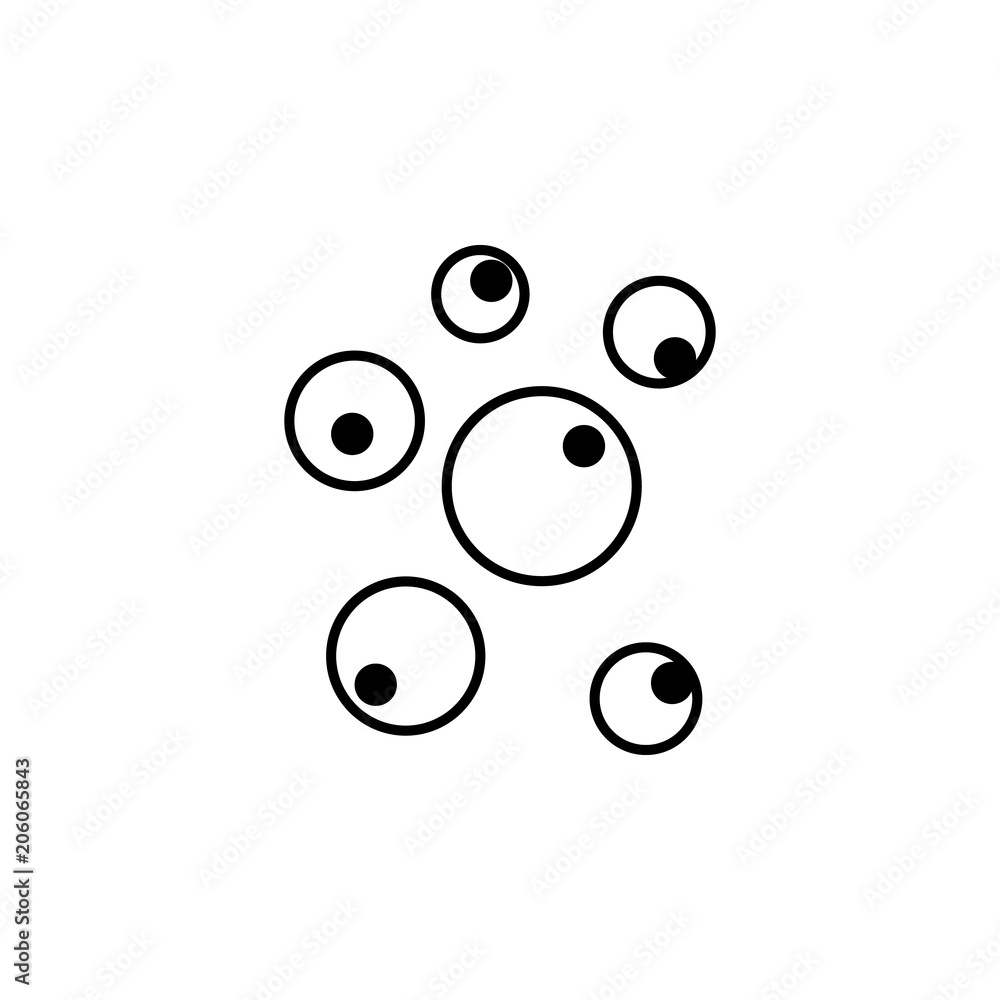 germs icon. Element of microorganisms icon for mobile concept and web apps. Thin line germs icon can be used for web and mobile germs icon. Element of microorganisms icon for mobile concept and web apps. Thin line germs icon can be used for web and mobile