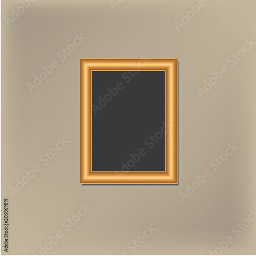 Golden frame with silk as an ingredient