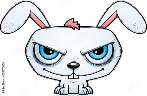 Sinister Little Cartoon Rabbit