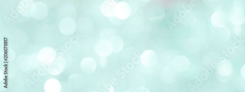 Blurred shiny blue background for New Year's greeting card. Fashionable colors palette - Marina. photo