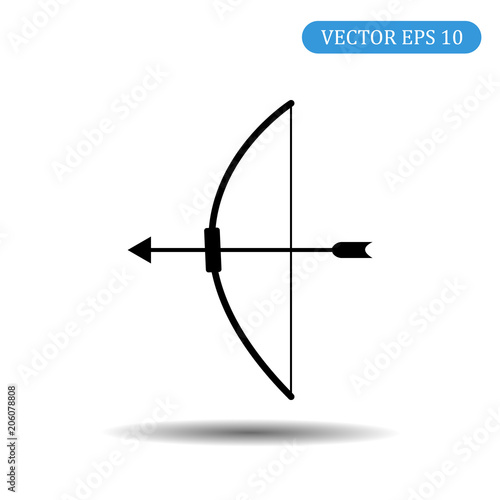 Bow arrow icon.Vector illustration eps 10