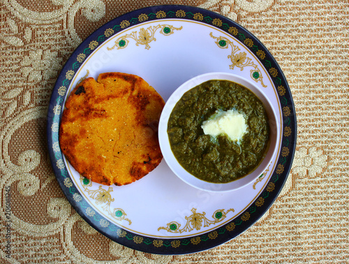 Makki ki roti, sarson ka saag photo