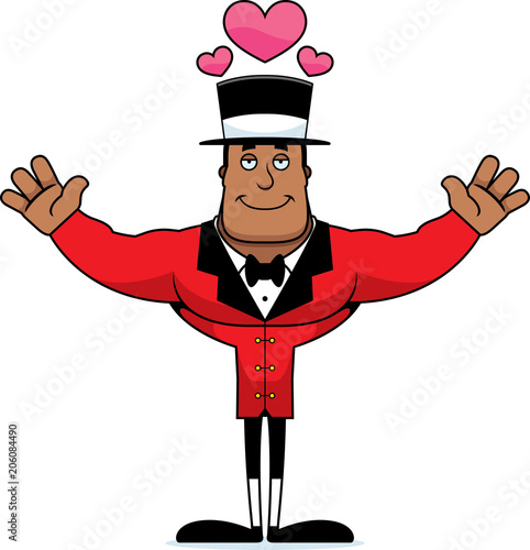 Cartoon Ringmaster  Hug