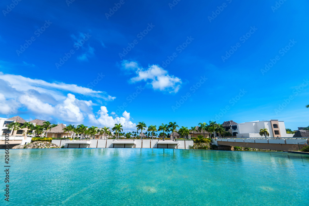 Luxury tropical hotel in Dominican Republic