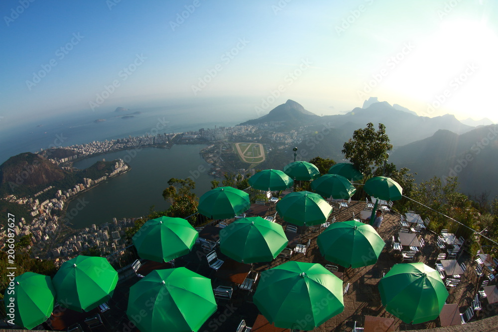 Vista do Corcovado, Rio de Janeiro, Brasil