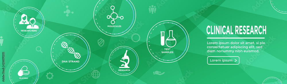Medical Healthcare Icons with People Charting Disease / Scientific Discovery Web Header Banner Medical Healthcare Icons with People Charting Disease / Scientific Discovery Web Header Banner