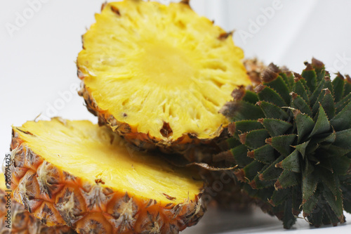 Pineapple on a white background