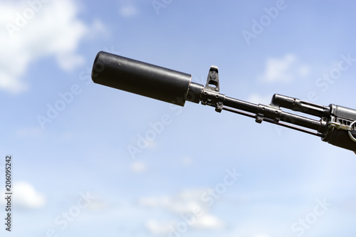 Silencer of military weapons, quiet and silent special operation