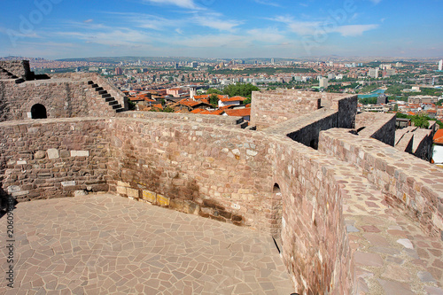 Panorama Ankara and Ak-Kala fortress on the hill Hissar. Turkey. 
 #206098481